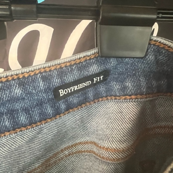 Judy Blue Distressed Light Blue Boyfriend Jeans - Picture 3 of 4